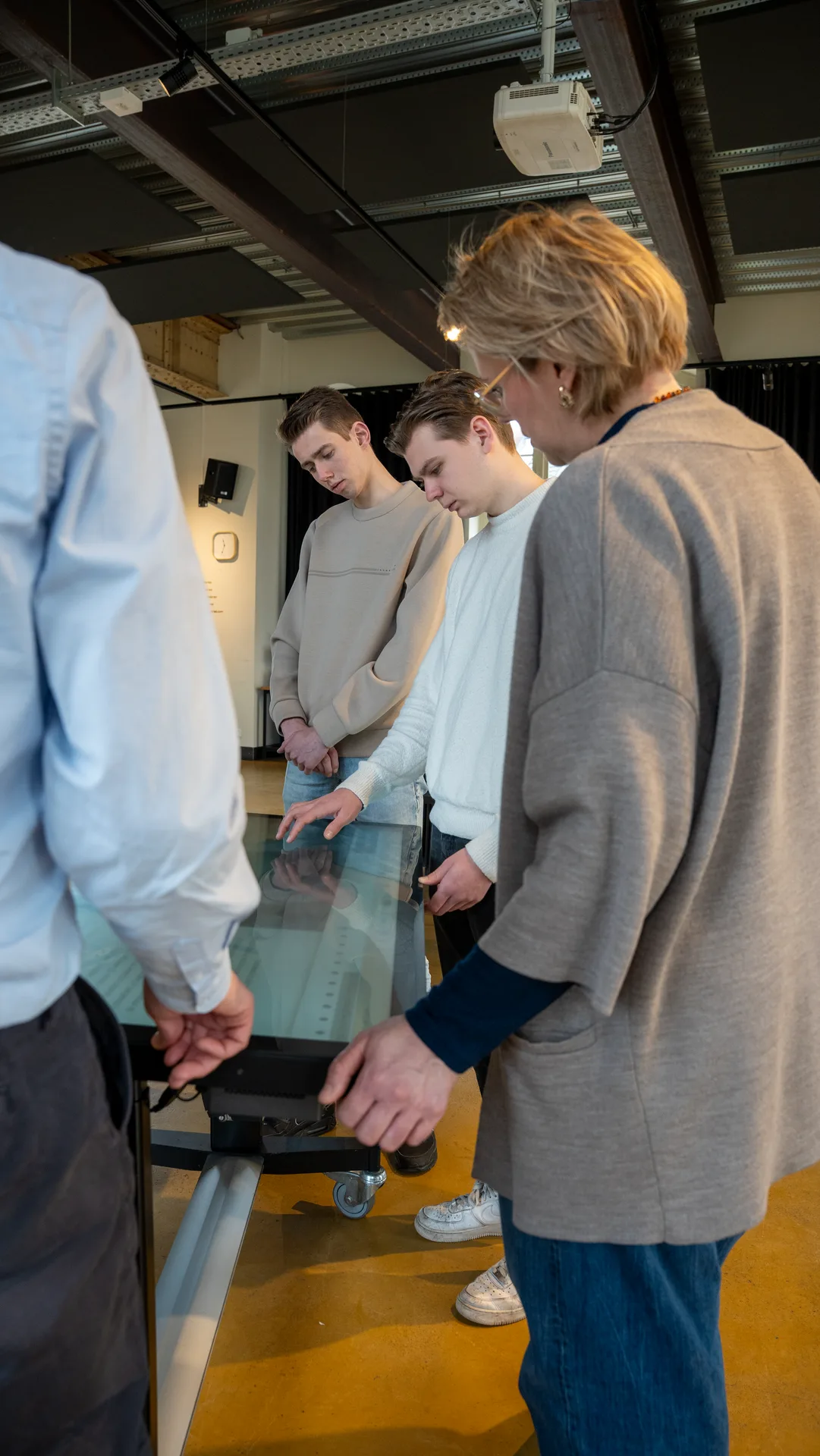 Touchscreen interactie
